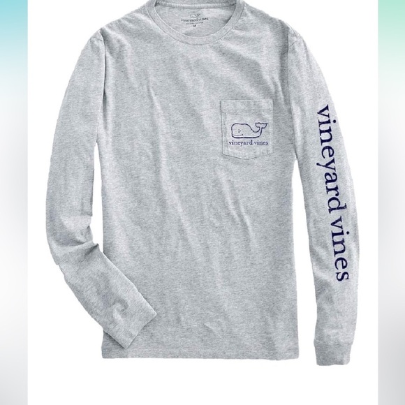 Vineyard Vines Preppy boys, long sleeve T-shirt, navy whale size XL  (18) NWOT - Picture 5 of 6